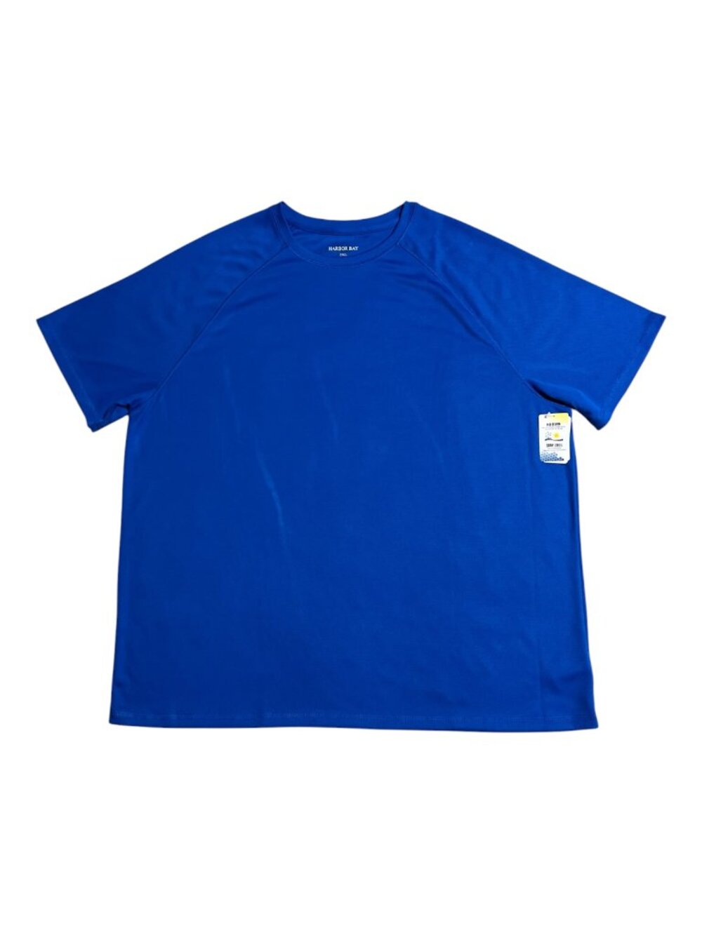 NWT Men's 2XL Heat Protection Shirt, No Burn, Wicking, Royal Blue, Harbor Bay